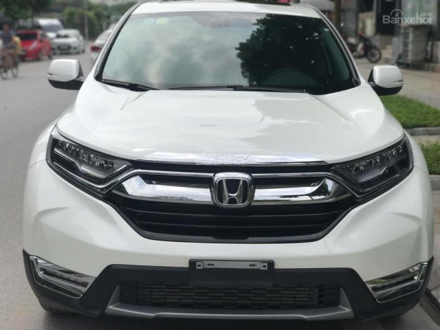 Cần bán gấp Honda CR V đời 2018 màu trắng, 1 tỷ 245 triệu, nhập khẩu