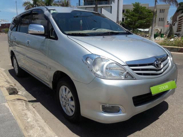 Bán Toyota Innova G sản xuất năm 2008, màu bạc số sàn, giá 385tr