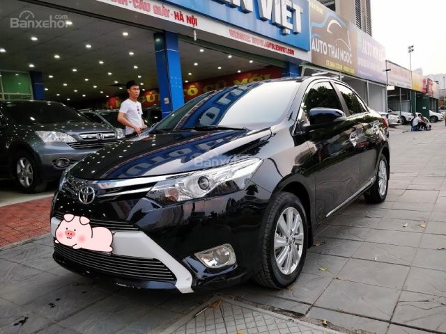 Bán Toyota Vios 1.5G (CVT) 2017, màu đen, 555tr