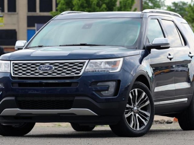 Bán Ford Explorer Limited 2.3L Ecoboot sản xuất năm 2018, màu đen, xe nhập nguyên chiếc tại Mỹ