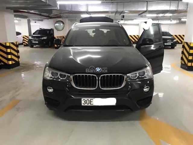 Cần bán gấp BMW X3 2.0 đời 2015, màu đen, nhập khẩu