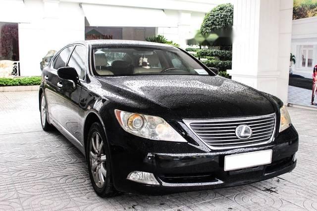 Bán Lexus LS 460L sản xuất năm 2007, màu đen, xe nhập số tự động