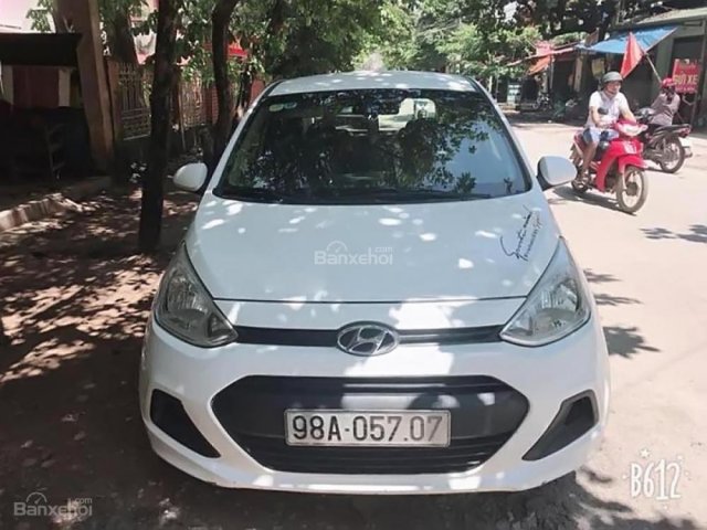 Bán ô tô Hyundai Grand i10 1.0 MT Base sản xuất 2014, màu trắng, xe nhập