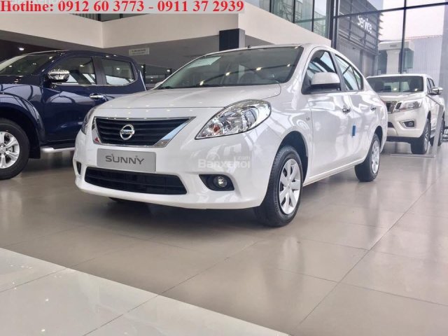 Cần bán xe Nissan Sunny sản xuất 2018, mới 100%, màu trắng, giá chỉ 448 triệu. Liên hệ 0912.60.37730