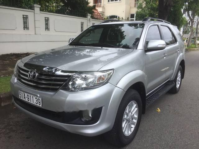 Bán Toyota Fortuner năm 2014, màu bạc số tự động