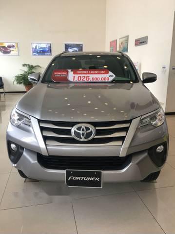 Bán xe Toyota Fortuner 2.4G 4x2 MT năm 2018, màu xám