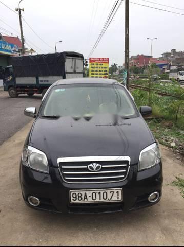 Bán ô tô Daewoo Gentra đời 2008, màu đen, côn số ngọt ngào