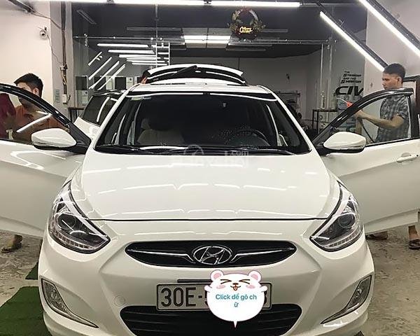Bán xe Hyundai Accent 1.4 AT 2014, màu trắng, nhập khẩu  