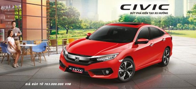 [Huế] Honda Civic 1.5 VTEC Turbo sản xuất 2018, nhập khẩu Thái Lan, hỗ trợ trả góp 80%, liên hệ: 08 9991 8881