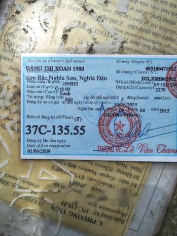 Cần bán Vinaxuki JINBEI năm 2009, màu xanh lam