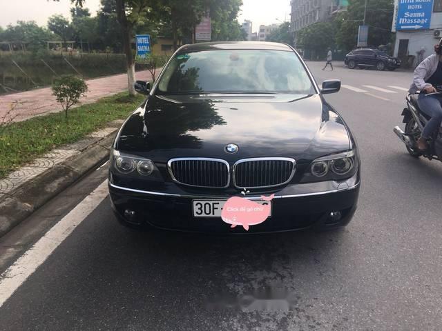 Cần bán gấp BMW 750 Li, màu đen, nội thất da bò fun option, Sx 2007