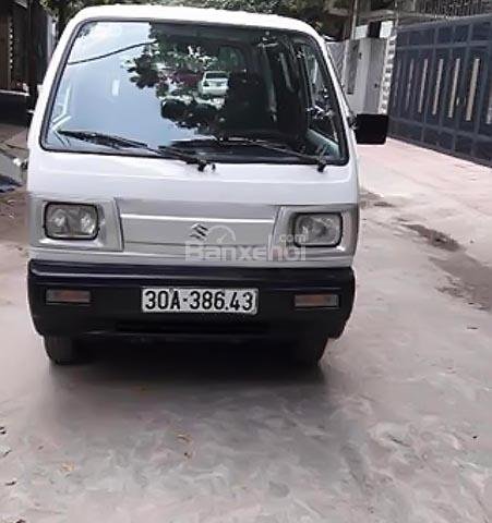 Bán Suzuki Super Carry Van đời 2011, màu bạc  