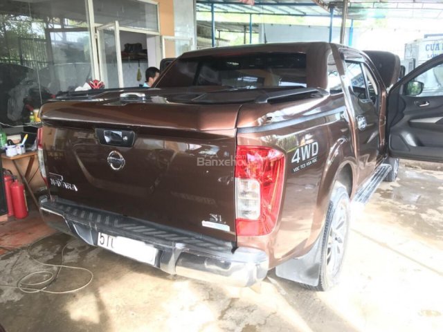 Bán Nissan Navara SL MT 4WD 2016, màu nâu, đúng chất, giá thương lượng, hỗ trợ trả góp