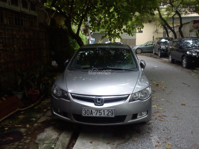 Cần bán Honda Civic 2.0 AT đời12/ 2007, màu xám bạc, giá 365tr