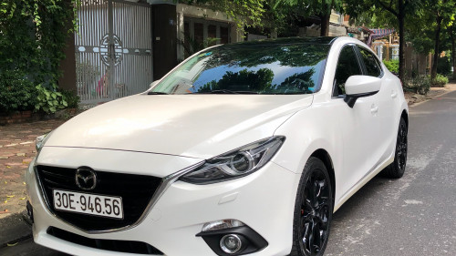 Bán xe cũ Mazda 3 2.0 AT đời 2015, màu trắng