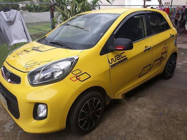 Bán Kia Morning sản xuất năm 2014, màu vàng, xe gia đình