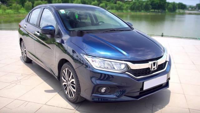 Cần bán xe Honda City 1.5 CVT đời 2018, màu xanh lam