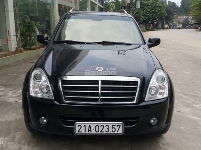 Cần bán Ssangyong Rexton II RX 270 2008, màu đen, nhập khẩu, giá chỉ 370 triệu