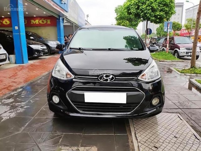 Bán xe Hyundai Grand i10 năm sản xuất 2016, màu đen, nhập khẩu  