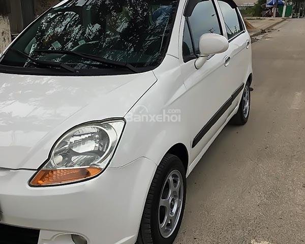 Bán Chevrolet Spark 2009, màu trắng, giá tốt