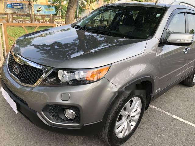 Cần bán lại xe Kia Sorento 2.4AT sản xuất năm 2012, màu xám, 555tr