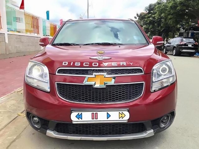 Bán ô tô Chevrolet Orlando LTZ 1.8 AT năm 2014, màu đỏ số tự động