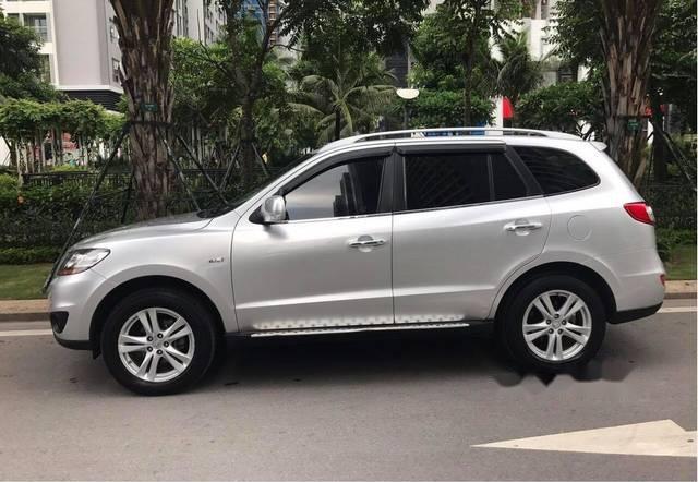 Bán xe Hyundai Santa Fe SLX AT Đk 2010, màu ghi bạc, biển Hà Nội