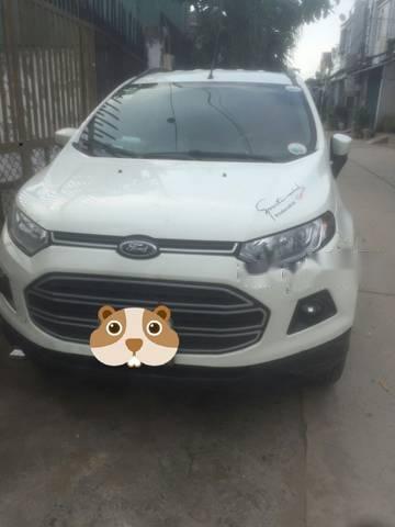 Cần bán lại xe Ford EcoSport 1.5 MT 2016, màu trắng, còn bảo hành tại hãng