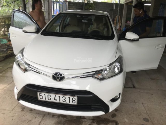 Bán Toyota Vios năm 2017 màu trắng, 536 triệu còn thương lượng