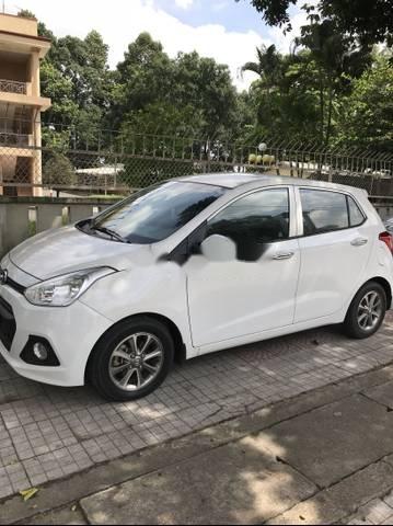 Cần bán lại xe Hyundai Grand i10 2014, màu trắng số sàn