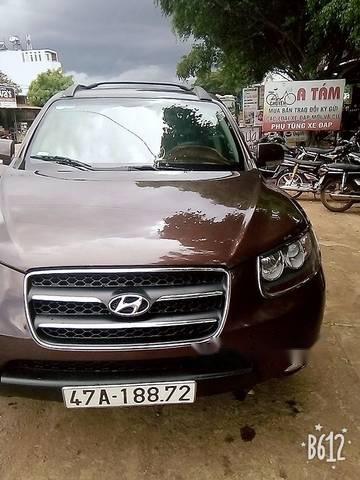 Bán Hyundai Santa Fe sản xuất năm 2008, màu nâu số tự động