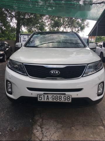 Bán xe Kia Sorento đời 2014, màu trắng, giá chỉ 755 triệu