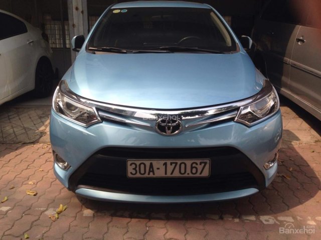 Bán Toyota Vios G model 2015, màu xanh dương đặt theo hãng, xe cực chất