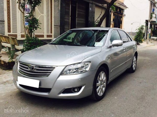 Bán Toyota Camry 2.4G bạc 2008 tự động, chính chủ gia đình