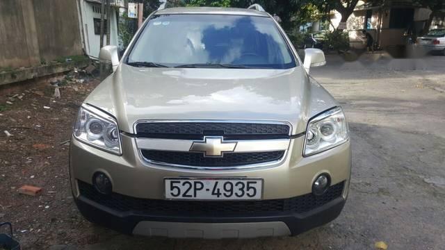 Cần bán Chevrolet Captiva năm 2008, màu vàng cát