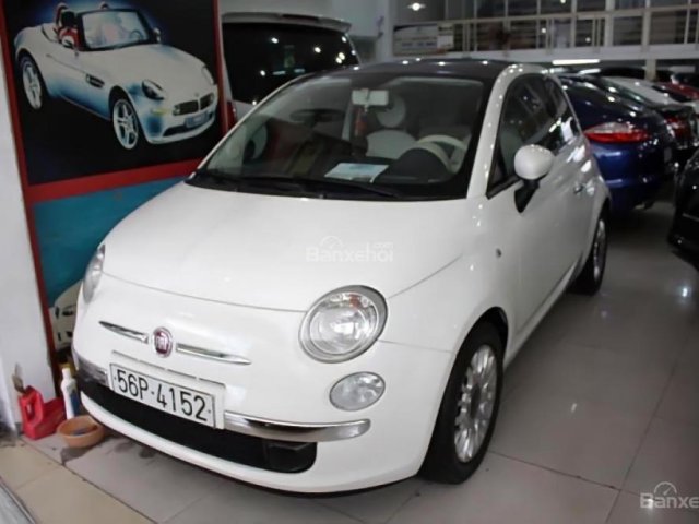 Bán Fiat 500 1.2 AT sản xuất năm 2009, màu trắng, xe nhập