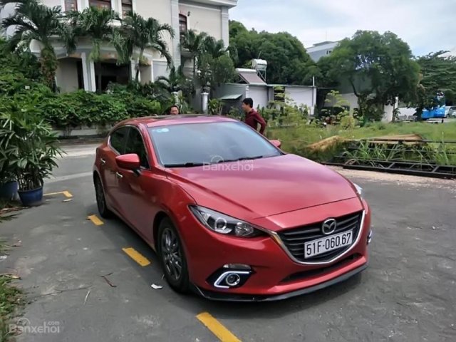 Bán Mazda 3 1.5AT đời 2015, màu đỏ, giá chỉ 590 triệu