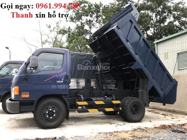 Bán xe Hyundai Ben HD99 năm sản xuất 2018, màu xanh lam, giá 600tr0