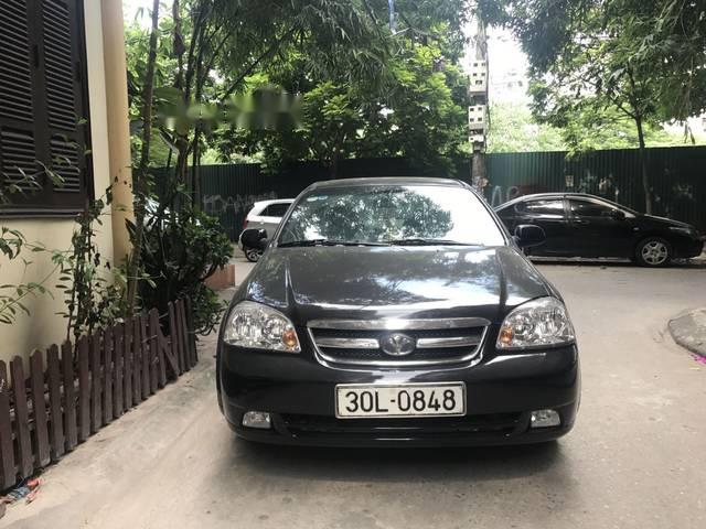 Cần bán lại xe Daewoo Lacetti 1.6 EX đời 2009, màu đen số sàn, 195tr