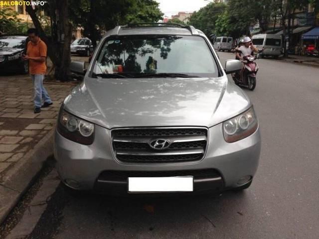 Bán Hyundai Santa Fe MLX năm 2008, màu bạc, nhập khẩu xe gia đình giá cạnh tranh