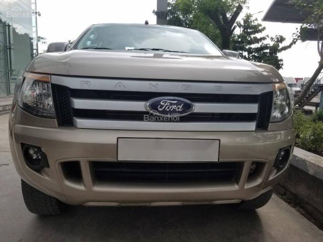 Bán Ford Ranger XLS MT 2014, màu vàng, xe nhập