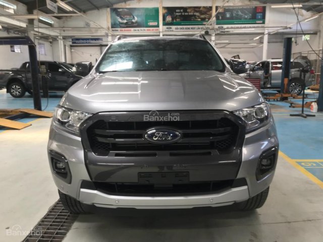 Bán ô tô Ford Ranger Wildtrak 2018, màu bạc, nhập khẩu, giá ưu đãi0
