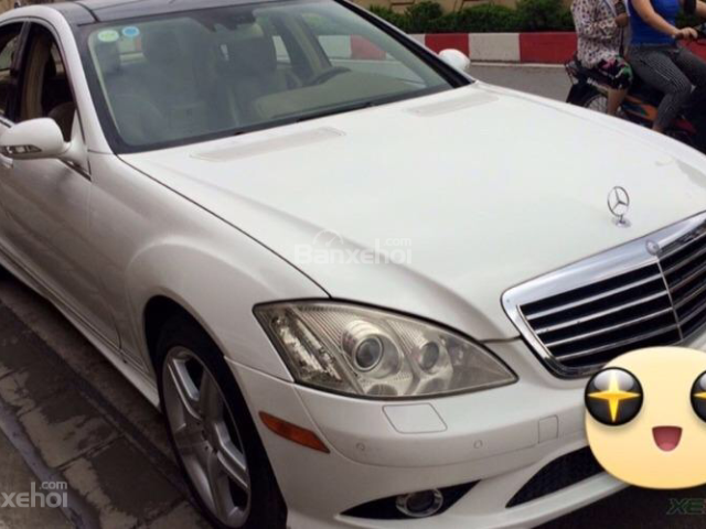 Bán Mercedes-Benz S Class sản xuất 2006, màu trắng, giá chỉ 695 triệu, nhập khẩu nguyên chiếc