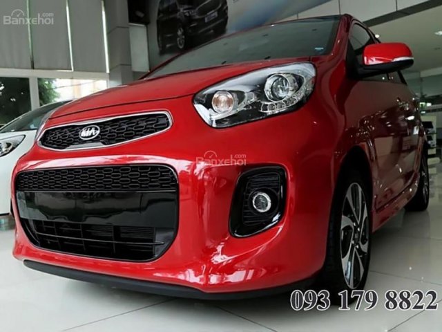 Kia Long Biên bán xe Kia Morning S AT 2018, xe mới 100%, lắp ráp tại Việt Nam, đủ màu giao xe ngay