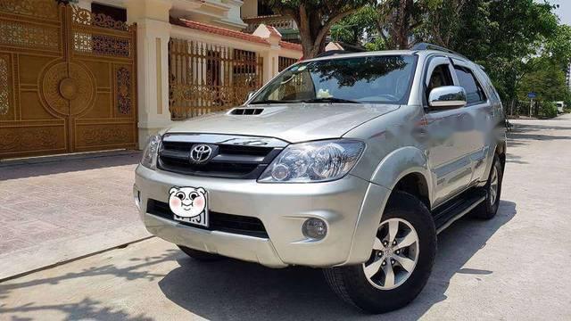 Bán Toyota Fortuner đời 2008, màu bạc, nhập khẩu số tự động