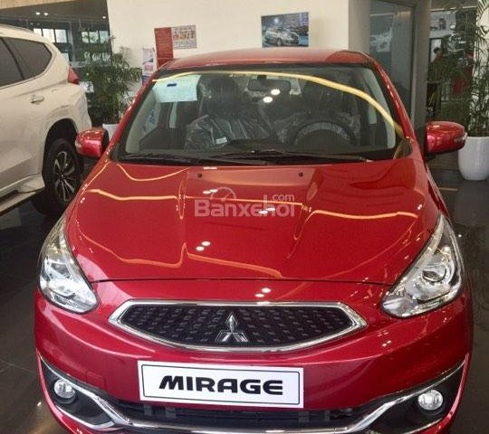 Chương trình giảm giá cực lớn tháng 1 Mitsubishi Mirage MT đời 2018, màu đỏ, nhập khẩu chỉ còn 351 triệu