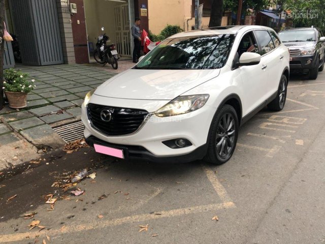 Bán gấp Mazda CX9 sx 2013 nhập Nhật, trắng tinh khôi0