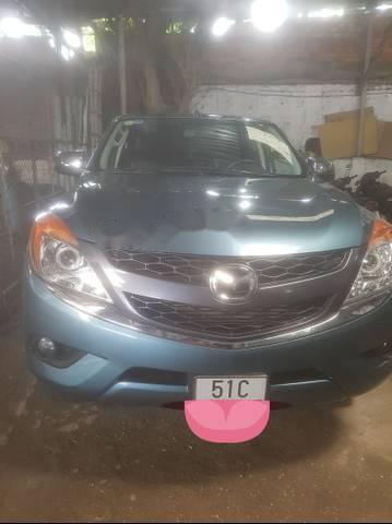 Bán xe Mazda BT 50 MT sản xuất 2015, màu xanh lam 