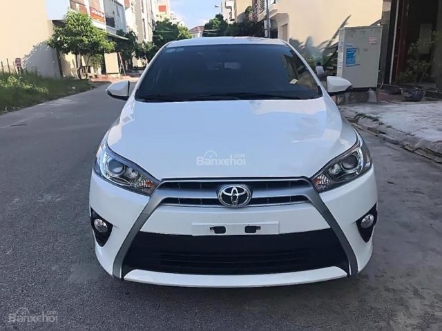 Bán ô tô Toyota Yaris G 2015, màu trắng, nhập khẩu, giá 579tr