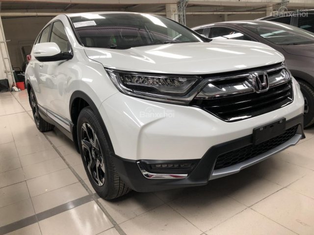 Bán Honda CR V L trắng, có xe giao liền, chỉ cần 230Tr nhận xe ngay, vay 2-9 năm, giá tốt